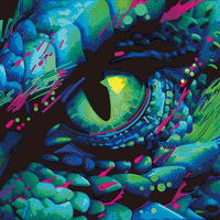 Neon Flock Dragon Eye