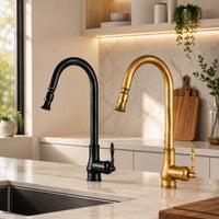 Antique Brass Kitchen Faucet | Brasswyn