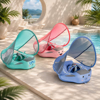 Baby Pool Float with Canopy | SunBuoy