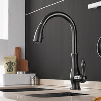 Kitchen Faucet | Pull Down Sink Faucet with Sprayer | HomeStream