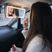 Vanity Mirror with Lights | Make Up Mirror for Car | CarGlow