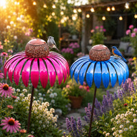 Metal Flower Bird Feeder | BloomPerch