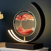 Modern Table Light | Art Deco Sand Lamp | Sand Art Display | MesaLight