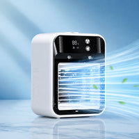 Rechargeable Mist Cooling Fan | Breezora